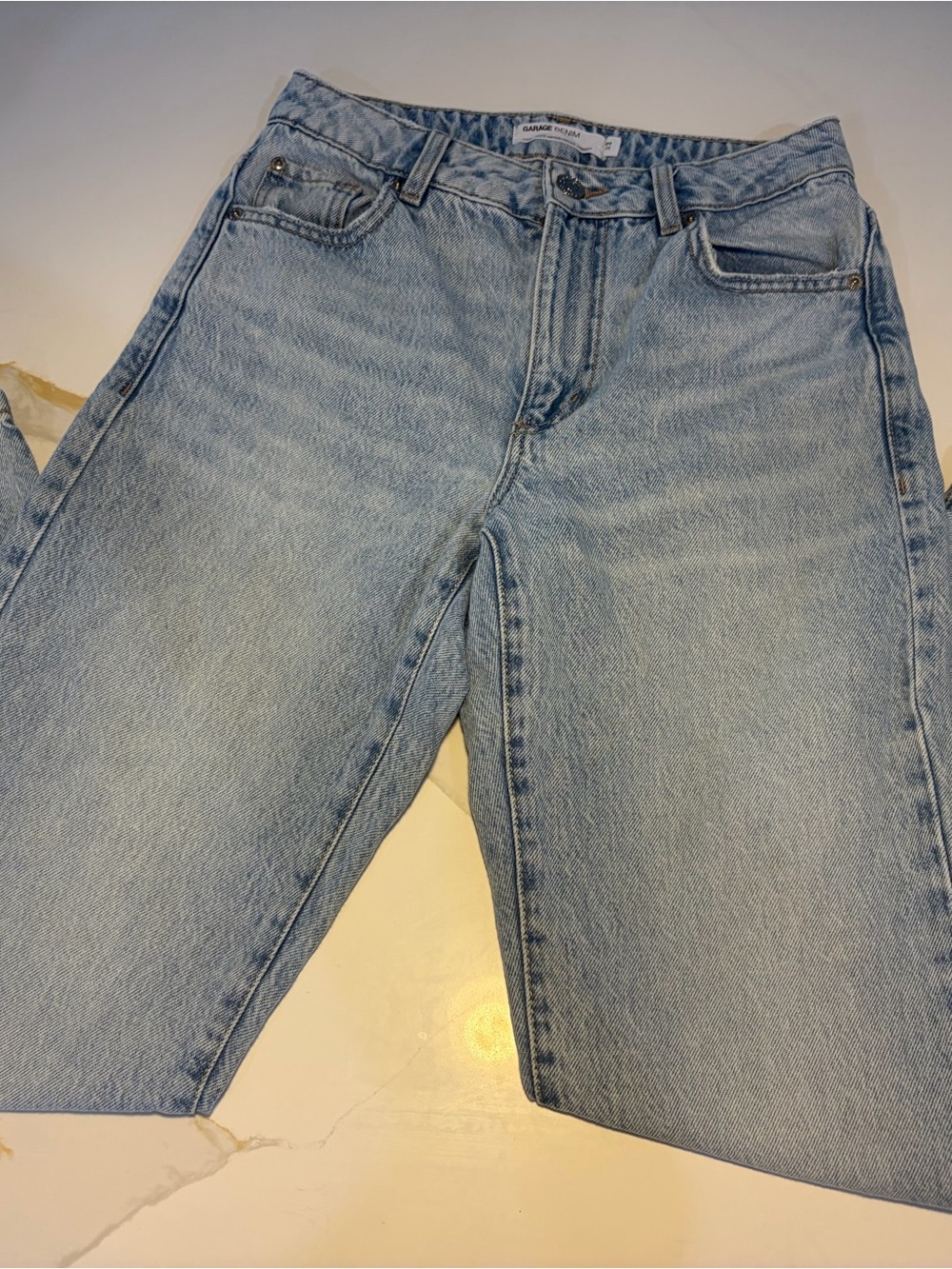 Garage Denim Vintage Straight Jeans Women’s Size 25 Light Wash Mom Jeans